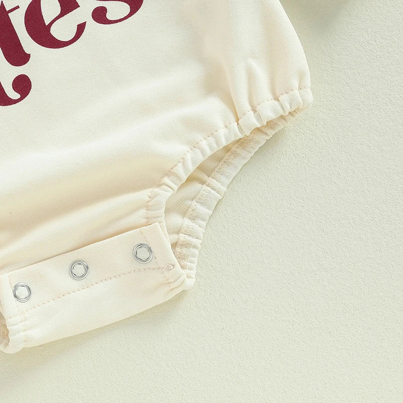 unisex 2Pcs Womb Makes Bubble Rompers Twins Clothes Rainbow Letter Print Long Sleeve Bodysuits