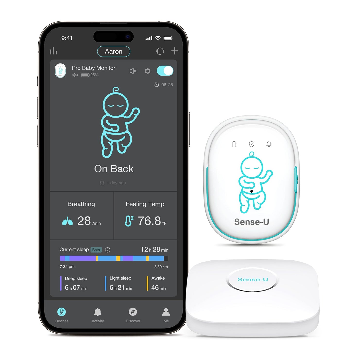Sense-U Pro Baby Movement Monitor - Long Range
